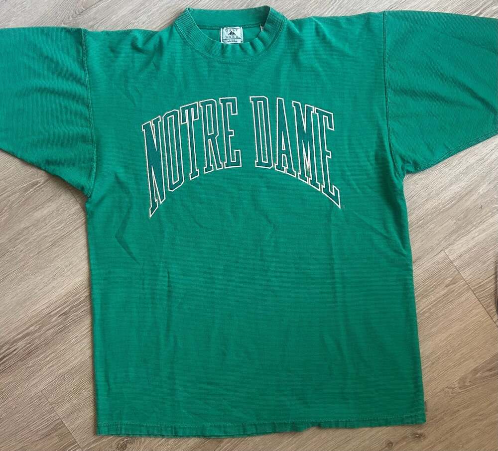 Galt Sand Notre Dame Fighting Irish T-Shirt, Green, X-Large